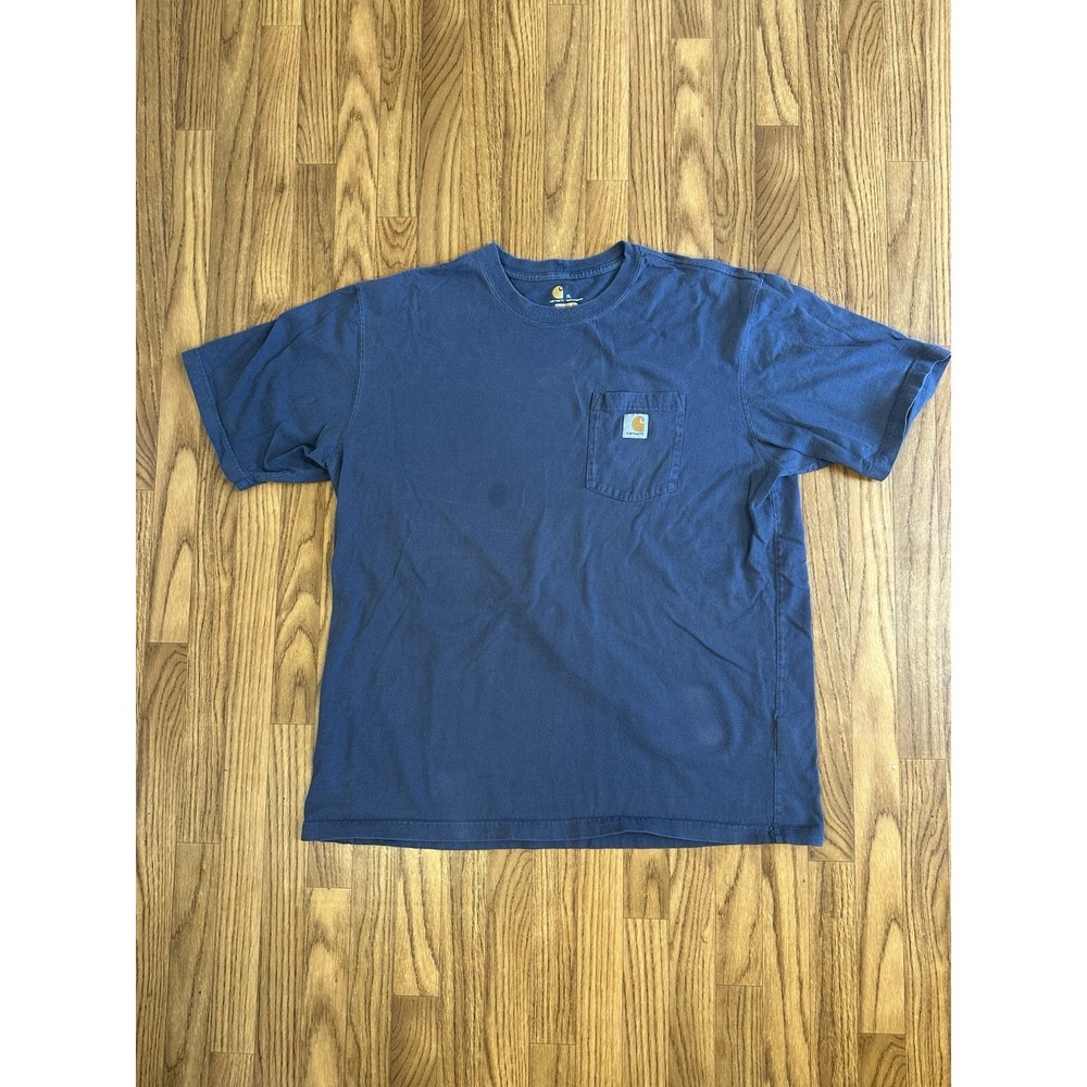 Carhartt Short Sleeve T-Shirt - Navy - Free Shipping